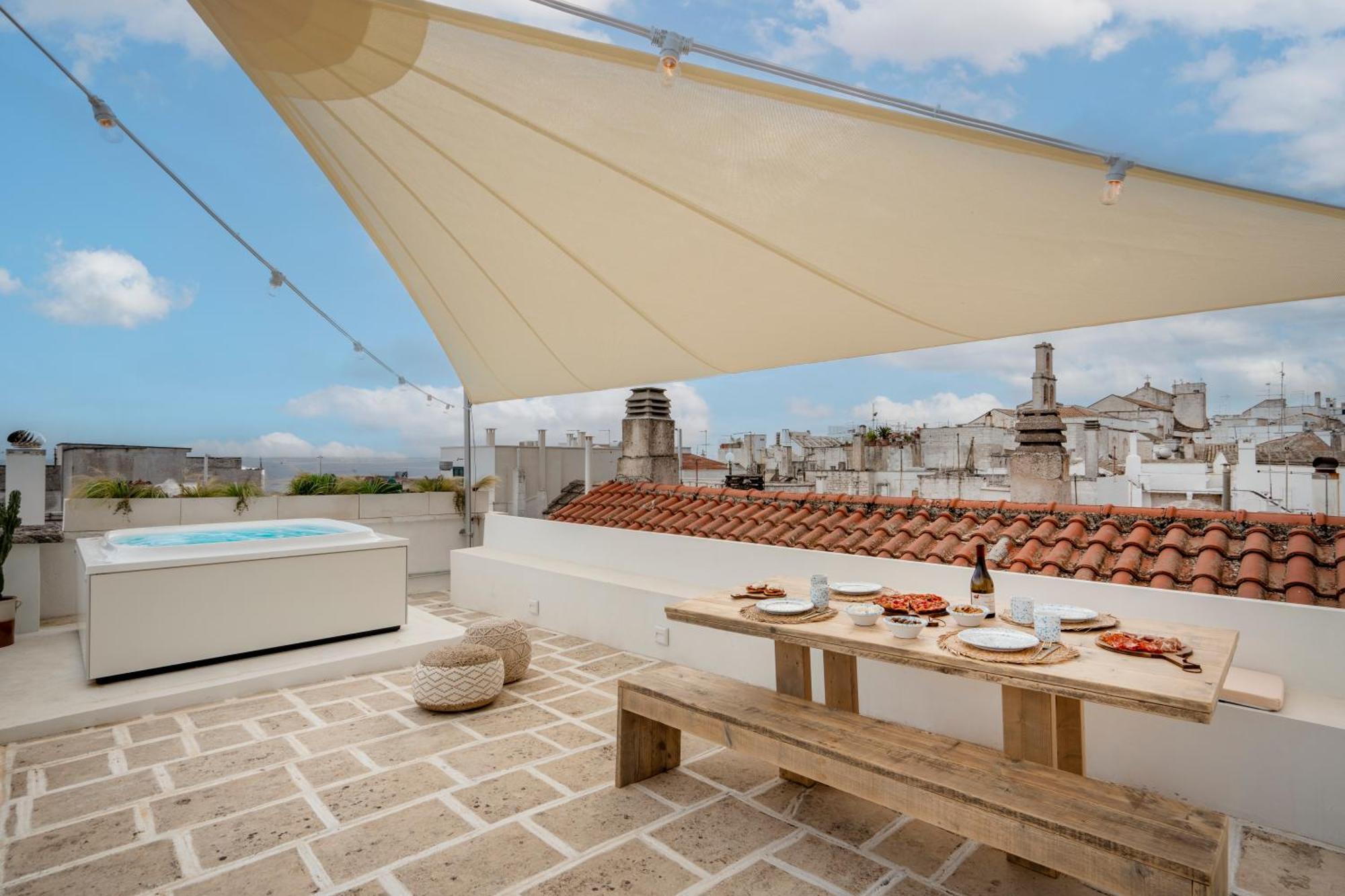 Appartement Casa U Burie, Casa Design Con Terrazza Panoramica E Jacuzzi à Cisternino Extérieur photo
